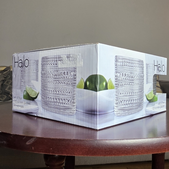 Halo Set of Four Rock Glasses - 13.5 oz - Picture 3 of 4